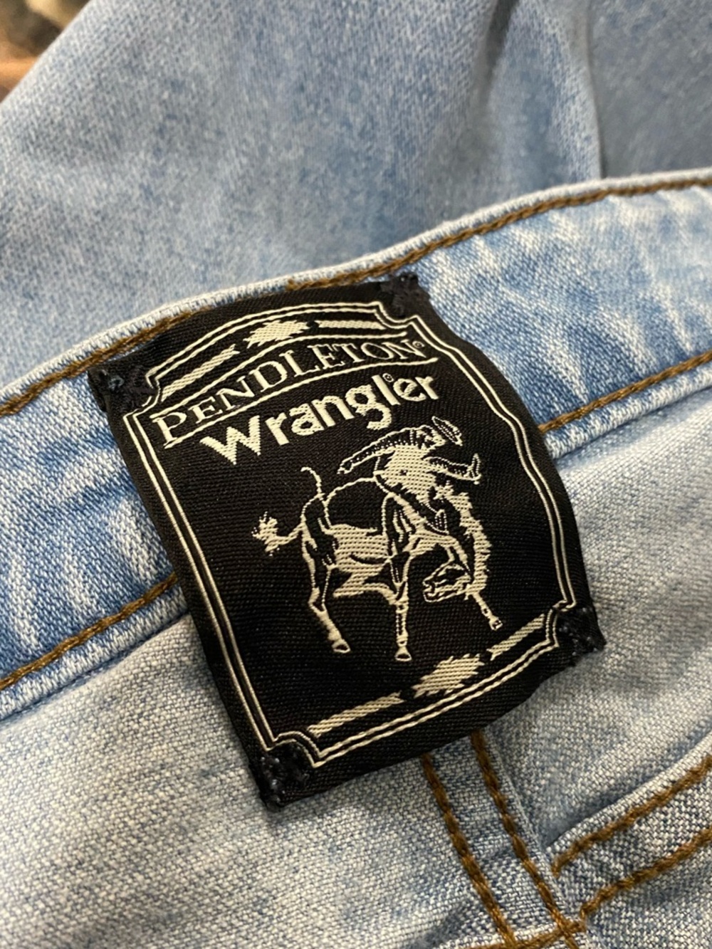 Wrangler X Pendelton Women's Trumpet Flare Jean Western Cowgirl 29 Long Tall - Picture 10 of 14